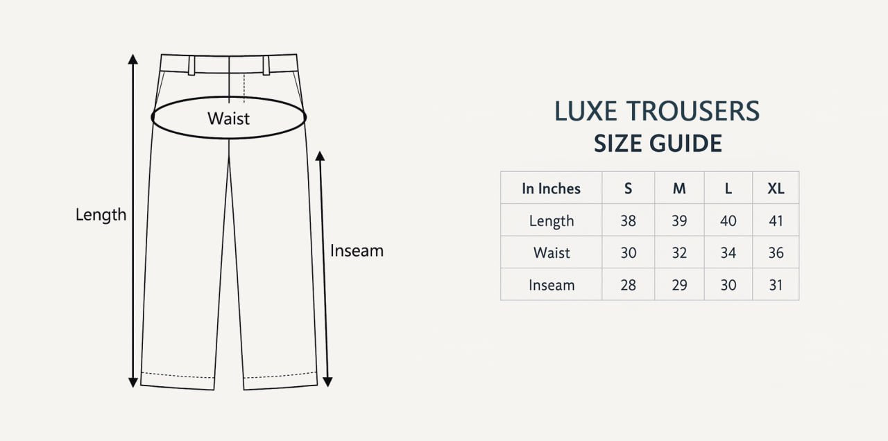 Luxe trousers