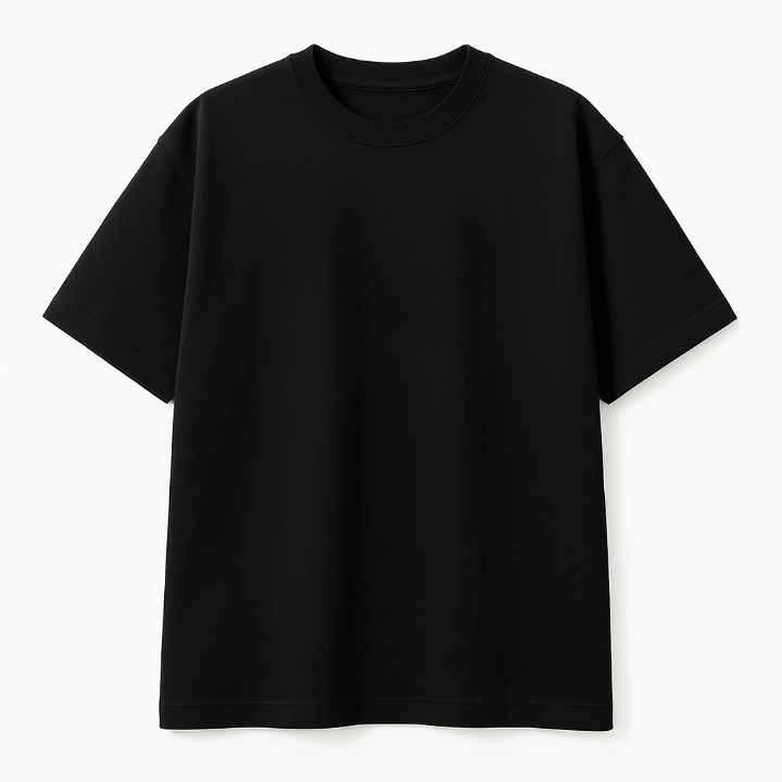 Essential Black Oversized Tee